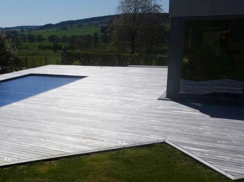 Terrasse en Padouk